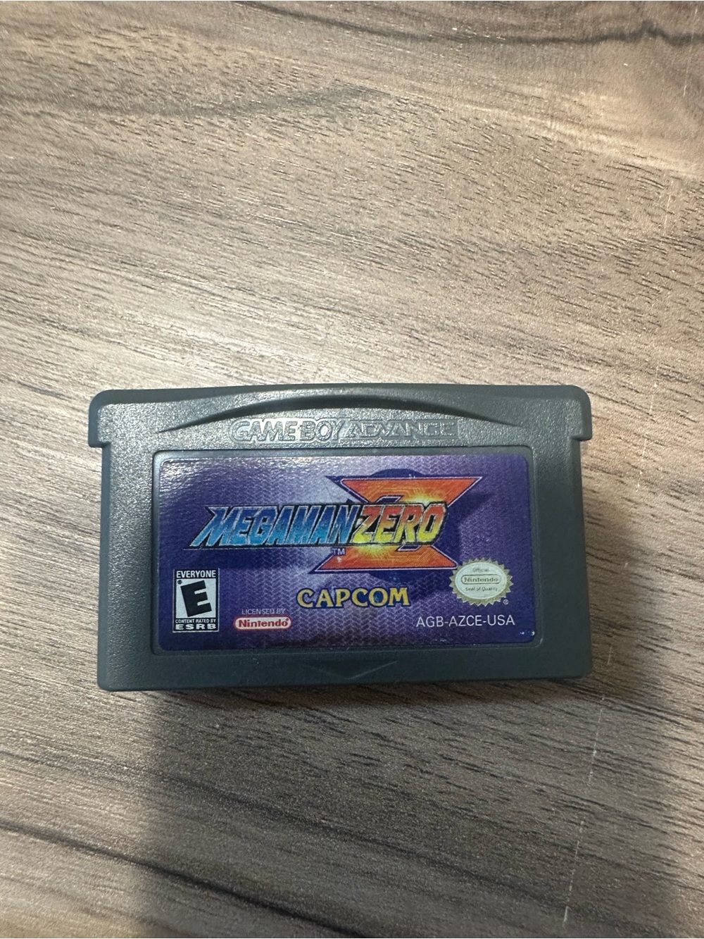 Mega Man Zero Game Boy Advance Cartridge - Gray
